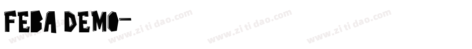 Feba Demo字体转换